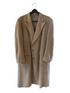 Vintage Peter Daniel Men’s 100% Camel Hair  Double Breasted 44R Long Overcoat - Picture 1 of 19