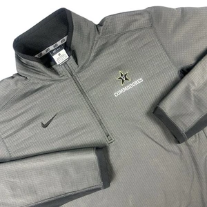 Vanderbilt Commodores Pullover Mens Xl 1/4 Zip Long Sleeve Waffle Nike Dri Fit - Picture 1 of 8