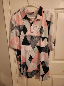 Yatta Herren Golf Polo Geometric XL - Bild 1 von 5