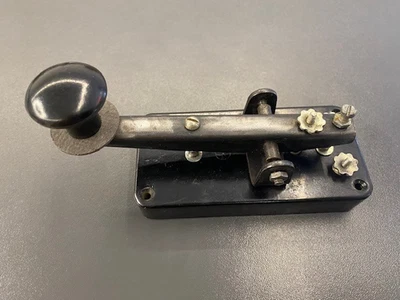 Rare model! Trainining Telegraph morse key HAM RADIO + GIFT. NOS Lot  1 - Image 1 of 4