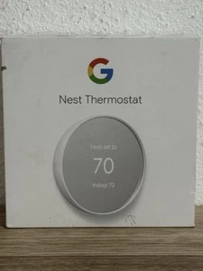 Google Nest Smart Thermostat, Snow - GA01334-US - Picture 1 of 3