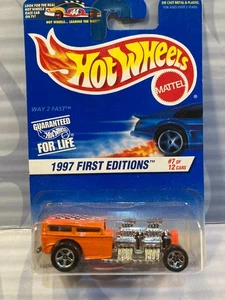 1997 HOT WHEELS ''FIRST EDITIONS'' #514 = WAY 2 FAST = ORANGE - Picture 1 of 3