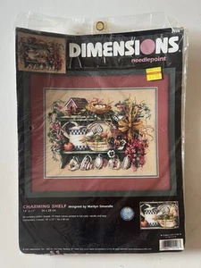 Dimensions Charming Shelf Needlepoint Kit 2496 Sealed 14”x11” - Picture 1 of 3