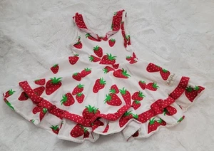 EUC Nelly Maddison Strawberry Shortcake Twirl Kleid 12M - Bild 1 von 5