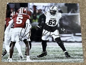 MARCUS MBOW Purdue SIGNED 8x10 Photo NEW YORK GIANTS Boilermakers - Picture 1 of 1