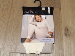 CUDDL DUDS Women's Thermal Waffle Knit Bottoms, Fawn Heather, MEDIUM - Picture 1 of 9