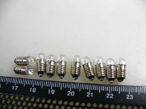 10 Piece LED Bulbs E5, 5 - 3,5 -4, 5 V - 53509 #LED4 - Picture 1 of 1
