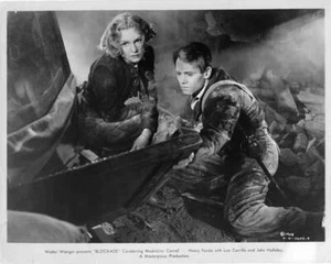 BLOQUEO original 8x10 todavía HENRY FONDA & MADELEINE CARROLL 1938 -- p238 - Imagen 1 de 1