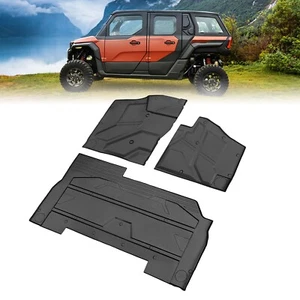 KEMIMOTO 3PCS Floor Mats TPE Non-Slip for 2024-2025 Polaris Xpedition XP5 / ADV5 - Picture 1 of 11
