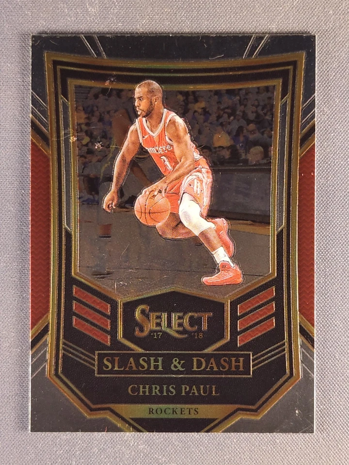 2017-18 Panini Select Slash & Dash #SD-10 Chris Paul Rockets SP - Image 1 of 2