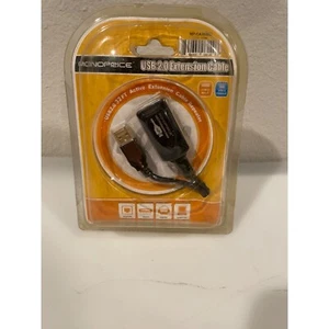 Neu im Karton Monoprice 32 Fuß USB 2.0 A Stecker auf A Buchse Verlängerungskabel - Bild 1 von 3