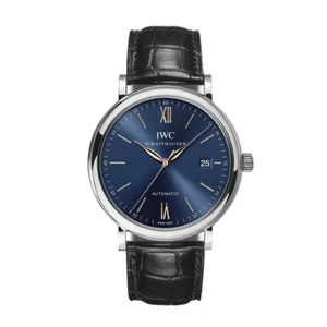 New IWC Portofino Automatic Blue dial 40mm Watch IW356523 - Picture 1 of 5