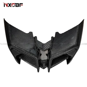 For 2016-2021 Yamaha FZ-10 MT-10 Carbon Fiber Upper Front Nose Headlight Fairing - Picture 1 of 6