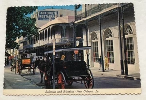 Balconies & Windows - New Orleans, Louisiana. Postcard (R2) - Picture 1 of 2