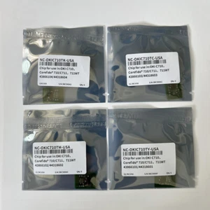 Toner Chip for OKI C710n, C710dn Corefido C711N, C711dn (USA, Mexico, Latin) - Picture 1 of 6