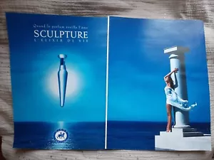 Publicité papier Parfum. Nikos Sculpture de 1995 - Perfume Ad - Bild 1 von 1