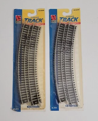 LIFE-LIKE #8602 HO SCALE  STEEL CURVE TRACK - Lot Of 2 Packages NEW - Image 1 of 3