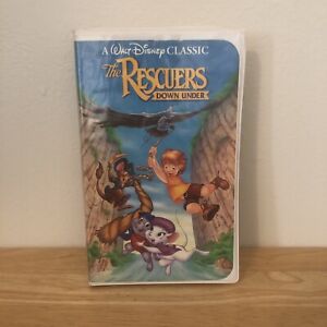 Used, VHS, The Rescuers Down Under, Walt Disney, Black Diamond