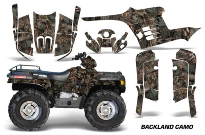 ATV Graphics Decal For Polaris Sportsman 400 500 600 700 95-04 BACKLAND CAMO - Image 1 of 2