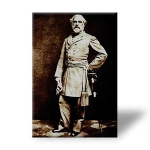 Sepia Tone Robert E. Lee Standing Magnet - Picture 1 of 1