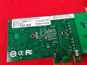 one Intel 82576EB Dual RJ45 Port 1Gbps PCI-E X1 Gigabit network card New - Picture 1 of 6