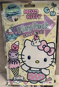 Hello Kitty Bastelspielpaket 4x6 Malbuch, Buntstifte und Aufkleber - Bild 1 von 1