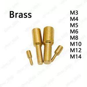 Tornillos de conversión de rosca de latón M3 M4 M5 M6 M8 M10 M12 M14 - Imagen 1 de 5