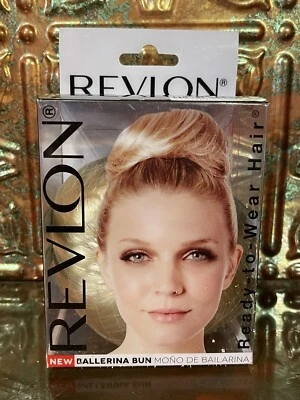 REVLON BALLERINA BUN READY TO WEAR HAIR PIECE LIGHT BLONDE, New in Box - Image 1 of 4