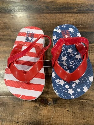 Sandalias Harper Canyon Bebé Niños Talla 5/6 Sandalias Patrióticas NUEVAS unisex Para 4 Julio Foto 1 de 4