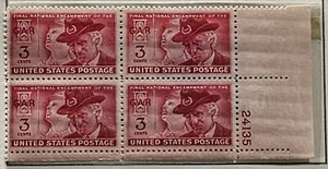 US Stamp Sc 985 - 3c Grand Army, Plate Block of 4, MNH VF CV$1.00 (GE09) - Picture 1 of 1
