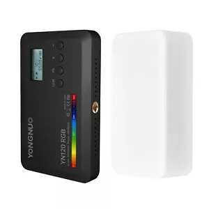 YONGNUO YN120 8W RGB Photography LED Video Light 2500K-9900K Live Streaming C0K2 - Picture 1 of 12