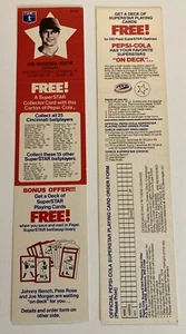 Pepsi Cola 1978 Carl Yastrzemski Mt Superstars Tab tarjeta completa raro Medias Rojas - Imagen 1 de 5