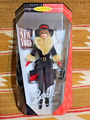 DULCE MUÑECA BARBIE "INVIERNO EN NUEVA YORK" 1997 Mattel 19429 SIN ABRIR NUEVA EN CAJA Foto 1 de 4