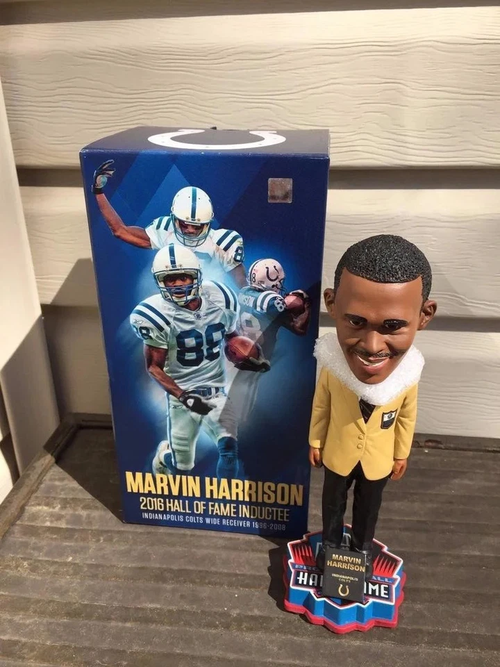 Marvin Harrison Indianapolis Colts Exclusivo Salón de la fama Bobblehead NFL Fútbol Foto 1 de 1