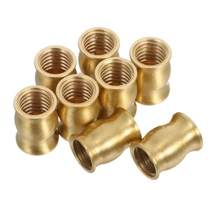 Tabla de cortar 8 piezas almohadilla elevadora bandeja de exhibición de madera pies soporte de latón - Imagen 1 de 20