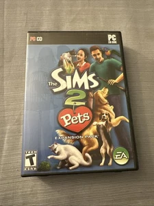 Sims 2: Haustiere Erweiterungspack (PC, 2006) komplett mit Hülle & Handbuch - 2 Disc Set - Bild 1 von 3