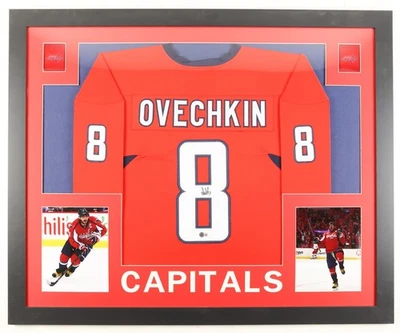 🏒 Camiseta firmada por Alexander Ovechkin - Autógrafo auténtico + Certificado de autenticidad - Gorra Washington Foto 1 de 2