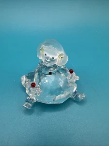 Swarovski Crystal Doll Figurine 626247 "Cheerful Times " Collection Sitting Girl - Picture 1 of 6