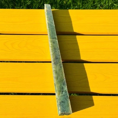 Nice Natural Rough Green Nephrite Jade Stick 2.4 lb - Image 1 of 4