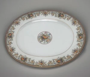 Vintage Servizio piatti fiori e frutta Noritake Ireland Harvesting 2770 13”x 11 - Foto 1 di 5