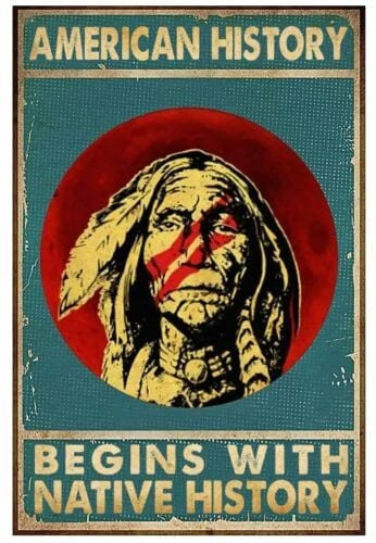 Póster de nativos americanos, lienzo_4441 Foto 1 de 1