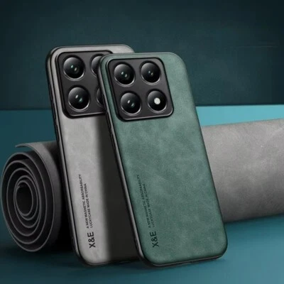 Luxury Leather Case for Xiaomi Redmi 14 14C 4G 14 Note 14 5G Pro Back Cover - Image 1 of 4