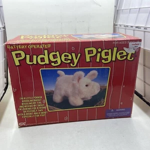 Vintage PUDGEY PIGLET 1980s Walking Toy / With Box/ Untested - Picture 1 of 11