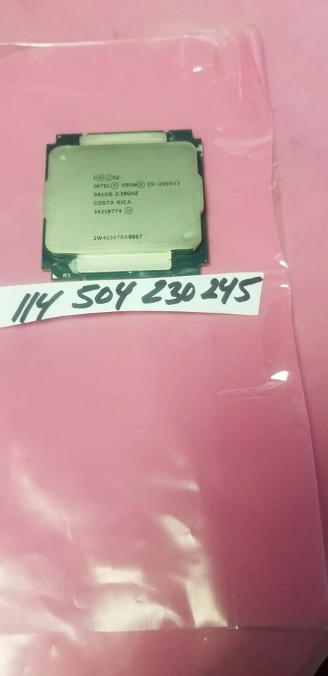 Genuine Sr1xg E5-2695 V3 Intel Xeon 2.3ghz 14 Core 35mb CPU Processor - Image 1 of 1