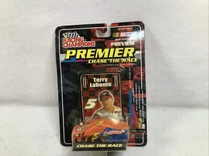 Terry Labonte Premier Chase The Race Nascar Miniature Car And Driver's Card - Picture 1 of 1