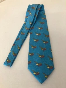 Cravate en Soie Neuve à motifs Oiseaux Made in France (CRAV012) - Imagen 1 de 8