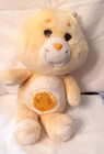 Vintage Care Bears 1983 Funshine Bear Kenner Pluszowe uśmiechnięte słońce 13" Żółty