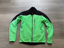 Gore Bike Wear Mens Green/Black Windstopper Cycling Jacket MTB Full Zip - Size L