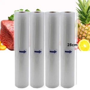 11"x50' Food Saver Vacuum Sealer Bags Rolls 4Mil Embossed FoodSaver Storage Bags - Picture 1 of 12