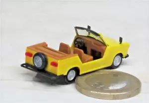 Herpa 024808-004 Trabant Secchio, Giallo - Foto 1 di 2